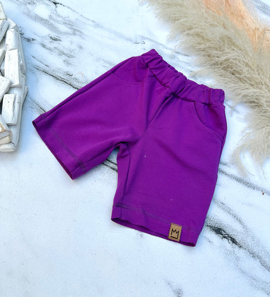 Purple shorts
