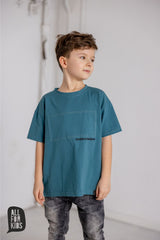 Sea blue t shirt