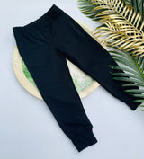 Black cotton pants