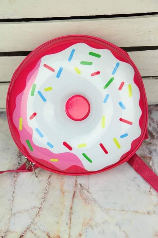 Pink doughnut backpack