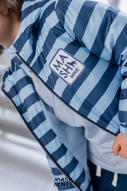 Blue stripes jacket