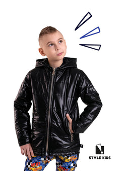 Black spring jacket