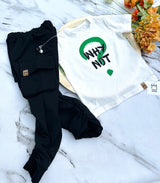 Black cargo pants