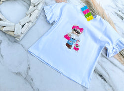 White Teddy t shirt