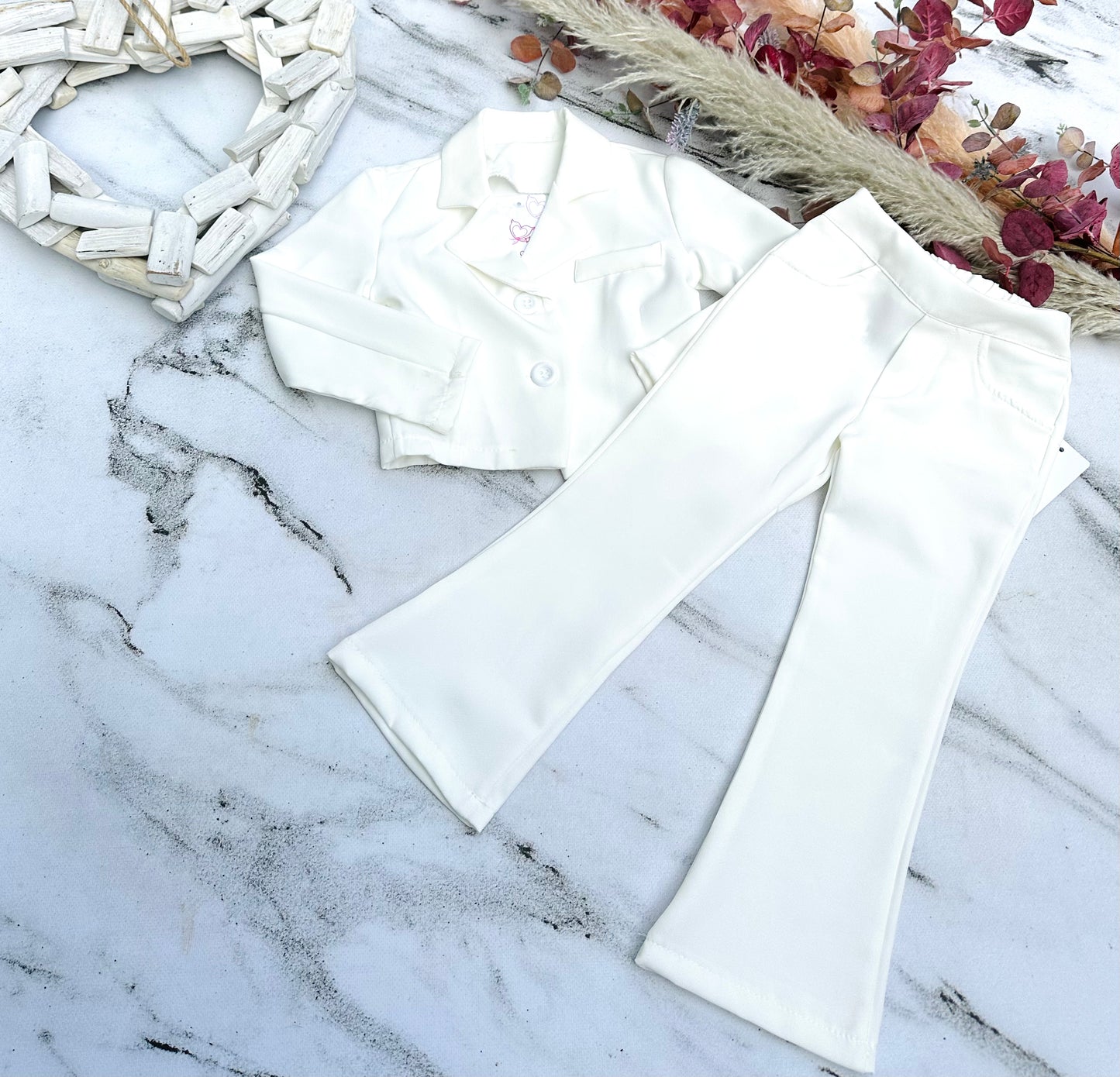 White elegant suit
