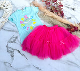 Bow tulle skirt
