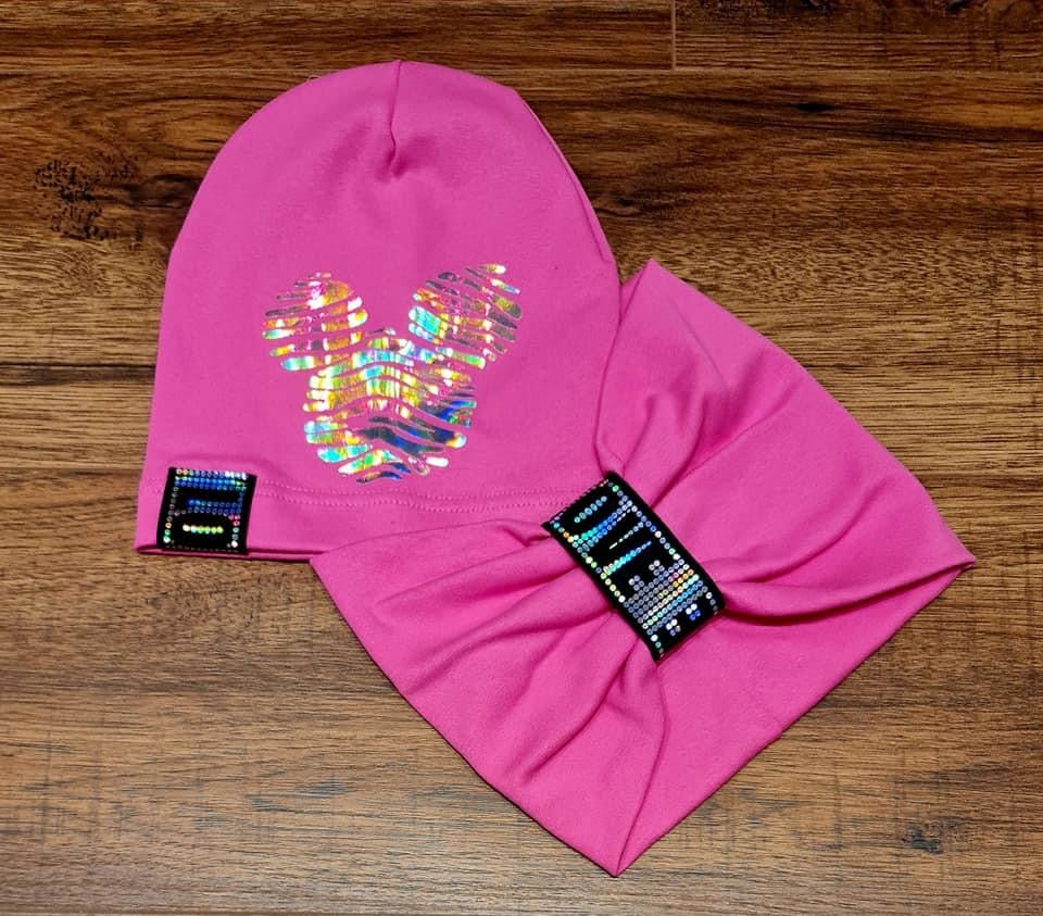 Minnie set ( hat and snood)