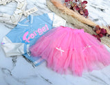Light pink bow skirt