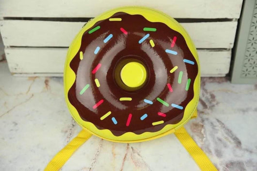 Brown doughnut backpack