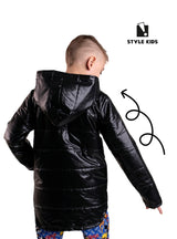 Black spring jacket
