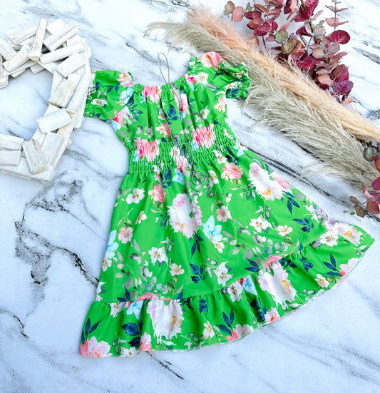 Green dress