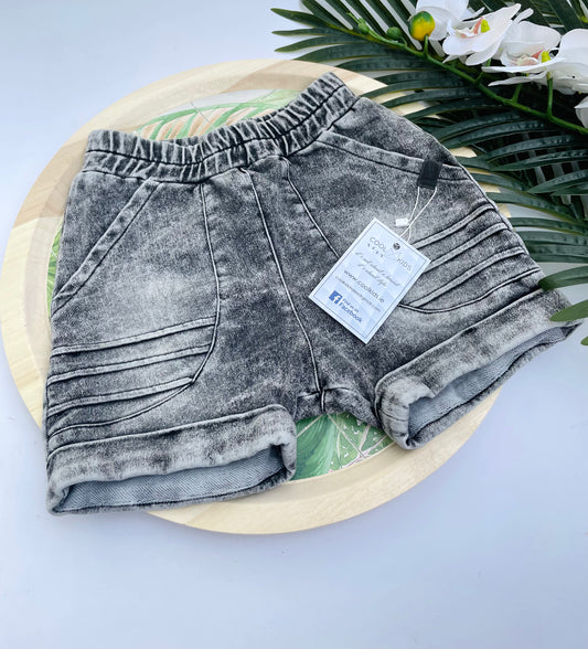 Soft denim shorts