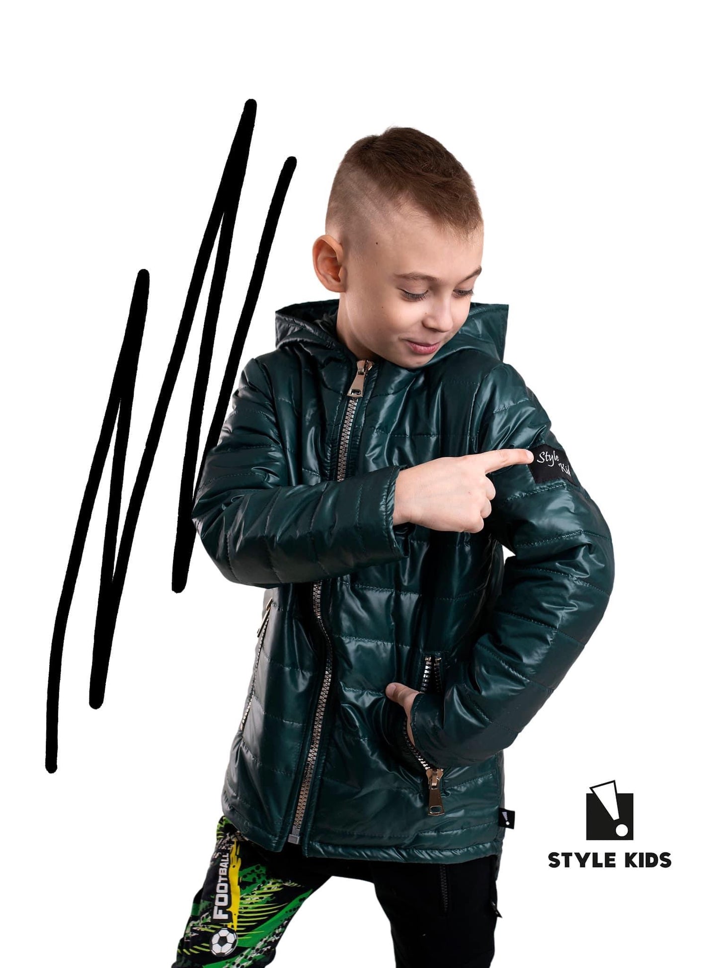 Green spring jacket