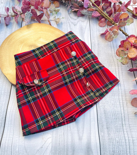 Tartan skorts