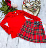 Tartan skirt