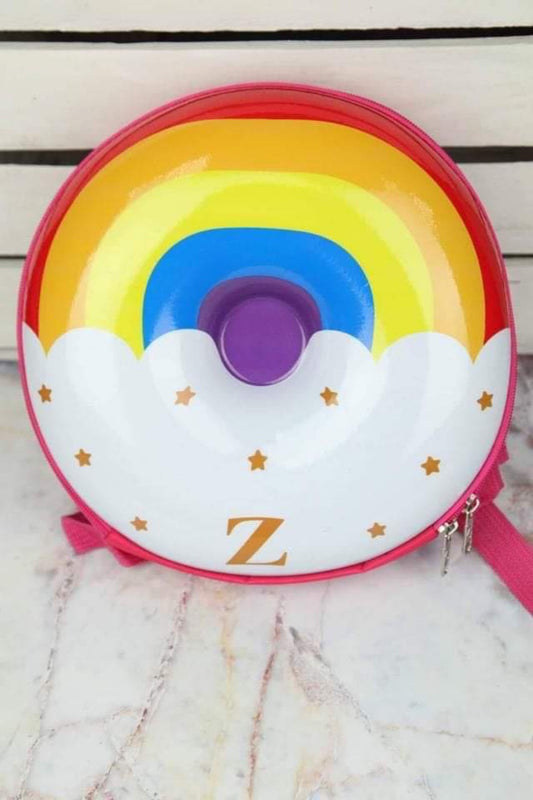 Rainbow doughnut backpack
