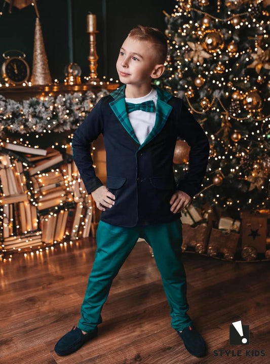 Green suit